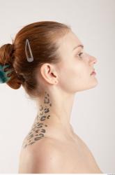 Head Woman White Tattoo Slim